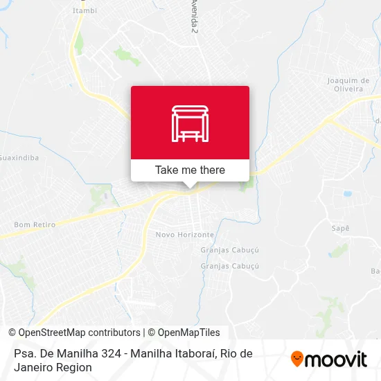Psa. De Manilha 324 - Manilha Itaboraí map