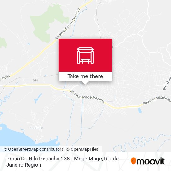 Praça Dr. Nilo Peçanha 138 - Mage Magé map
