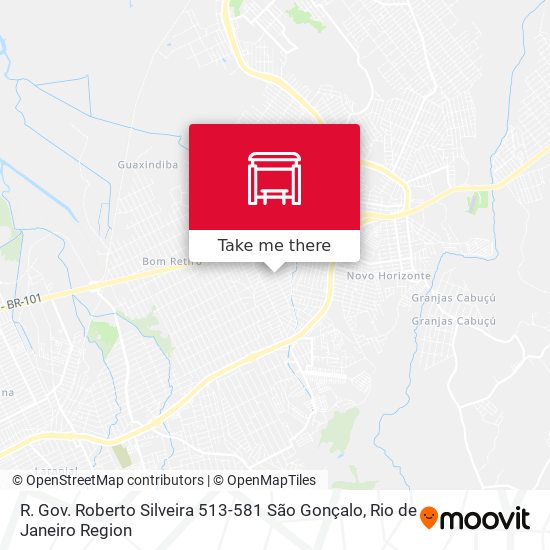 R. Gov. Roberto Silveira 513-581 São Gonçalo map
