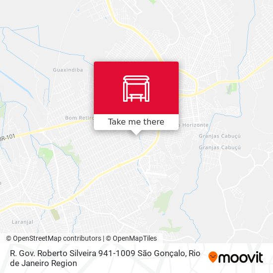 R. Gov. Roberto Silveira 941-1009 São Gonçalo map