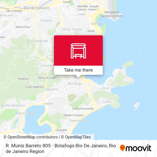 R. Muniz Barreto 805 - Botafogo Rio De Janeiro map