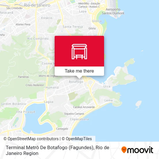 Terminal Metrô De Botafogo (Fagundes) map