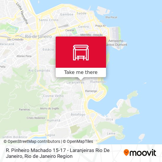 R. Pinheiro Machado 15-17 - Laranjeiras Rio De Janeiro map