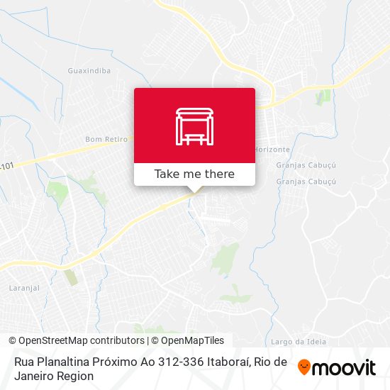 Rua Planaltina Próximo Ao 312-336 Itaboraí map