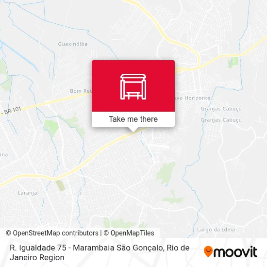 R. Igualdade 75 - Marambaia São Gonçalo map
