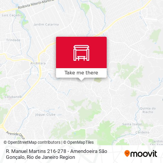 R. Manuel Martins 216-278 - Amendoeira São Gonçalo map