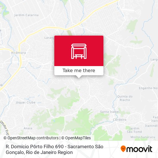 R. Domício Pôrto Filho 690 - Sacramento São Gonçalo map