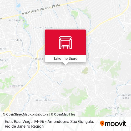 Estr. Raul Veiga 94-96 - Amendoeira São Gonçalo map