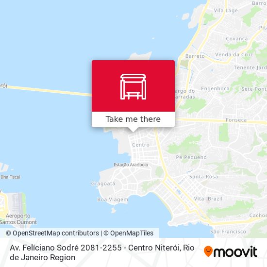 Av. Felíciano Sodré 2081-2255 - Centro Niterói map