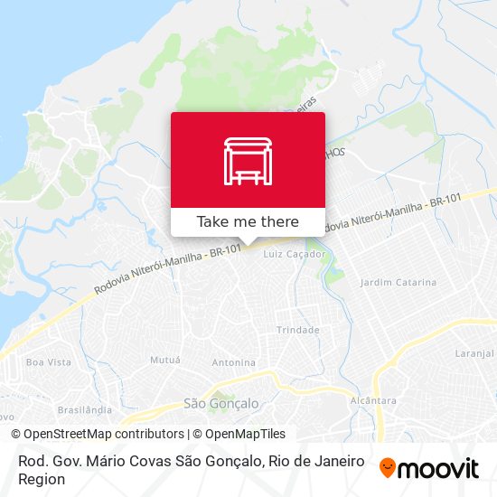 Rod. Gov. Mário Covas São Gonçalo map