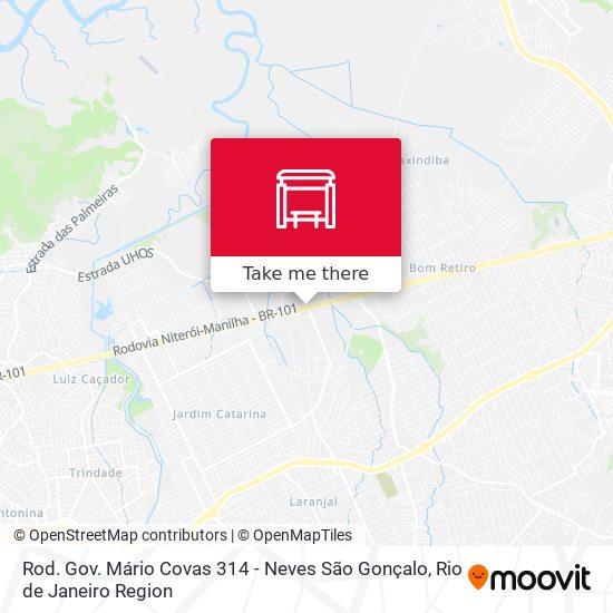 Rod. Gov. Mário Covas 314 - Neves São Gonçalo map