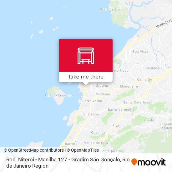 Rod. Niterói - Manilha 127 - Gradim São Gonçalo map
