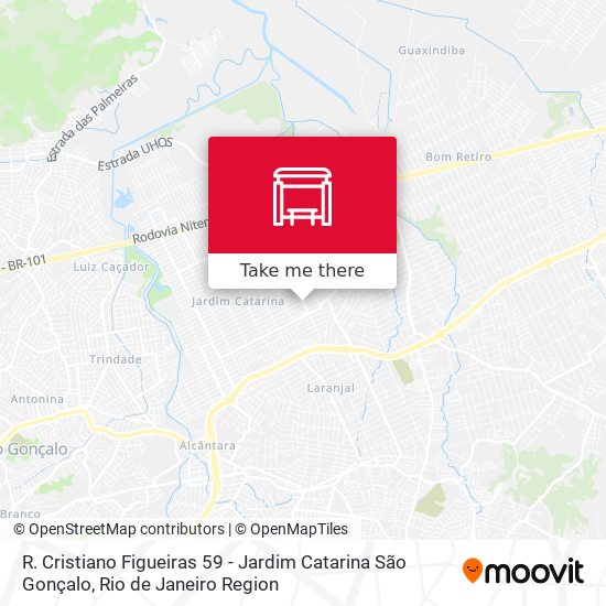 R. Cristiano Figueiras 59 - Jardim Catarina São Gonçalo map