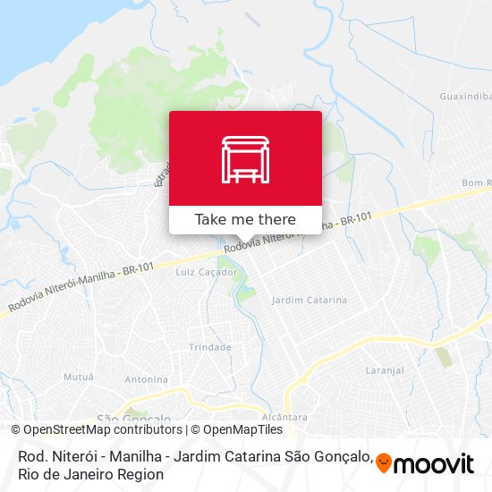 Rod. Niterói - Manilha - Jardim Catarina São Gonçalo map