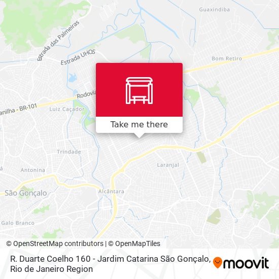 R. Duarte Coelho 160 - Jardim Catarina São Gonçalo map