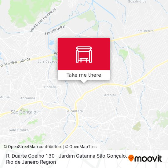 R. Duarte Coelho 130 - Jardim Catarina São Gonçalo map
