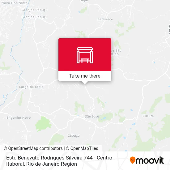 Estr. Benevuto Rodrigues Silveira 744 - Centro Itaboraí map