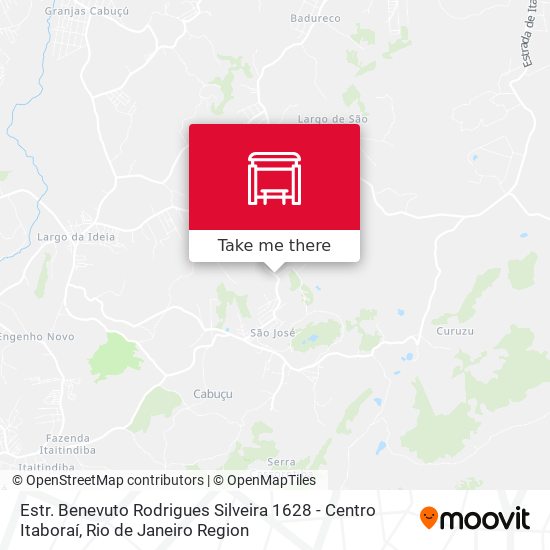 Estr. Benevuto Rodrigues Silveira 1628 - Centro Itaboraí map