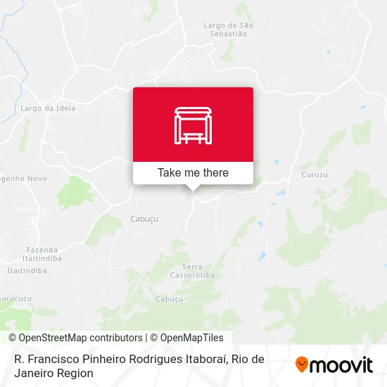 R. Francisco Pinheiro Rodrigues Itaboraí map