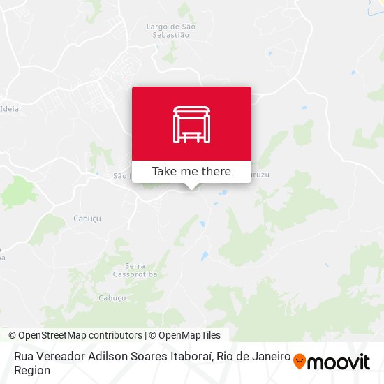Rua Vereador Adilson Soares Itaboraí map