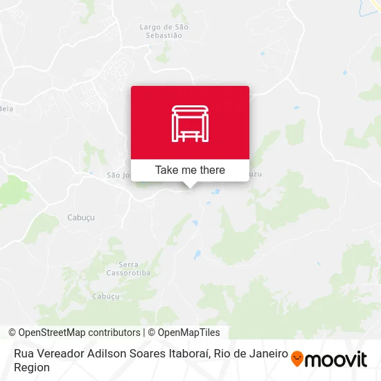 Rua Vereador Adilson Soares Itaboraí map