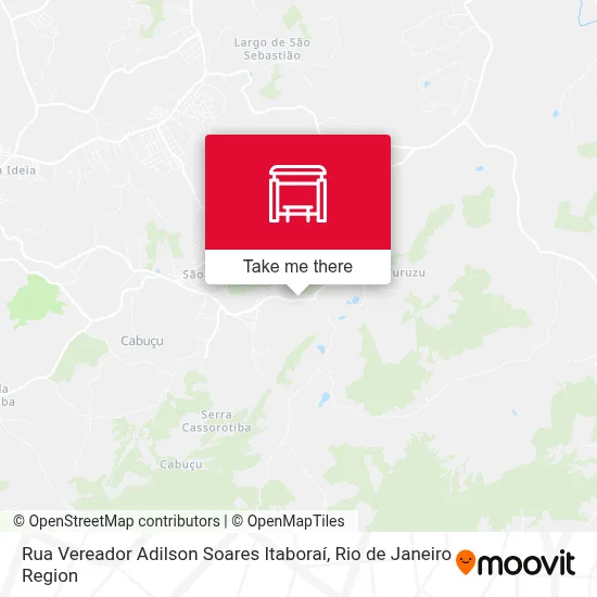 Rua Vereador Adilson Soares Itaboraí map