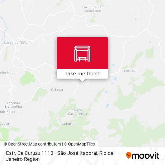 Estr. De Curuzu 1110 - São José Itaboraí map