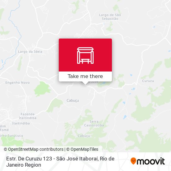 Estr. De Curuzu 123 - São José Itaboraí map