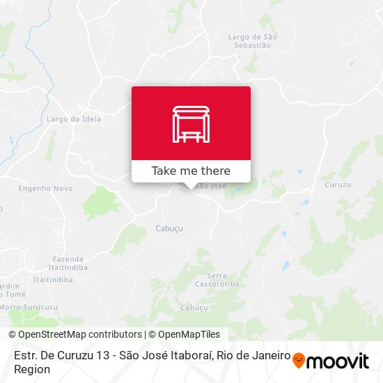 Estr. De Curuzu 13 - São José Itaboraí map