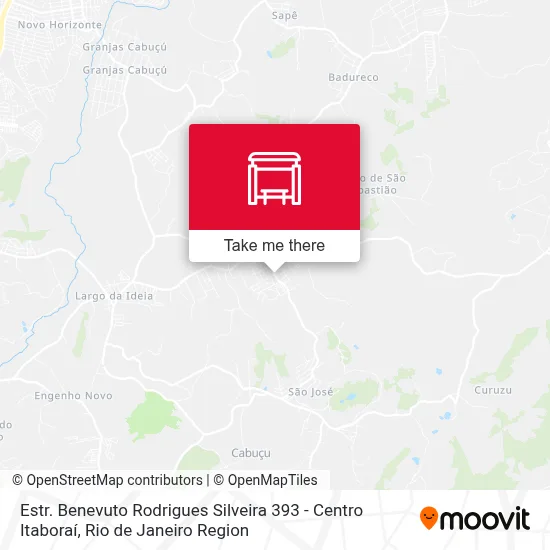 Estr. Benevuto Rodrigues Silveira 393 - Centro Itaboraí map