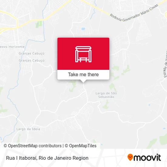 Rua I Itaboraí map