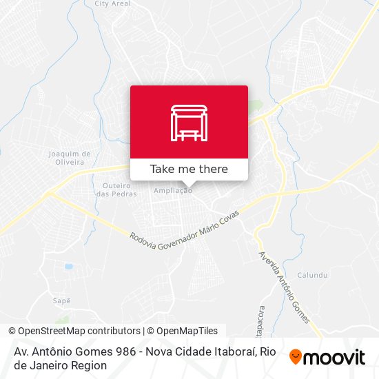 Av. Antônio Gomes 986 - Nova Cidade Itaboraí map