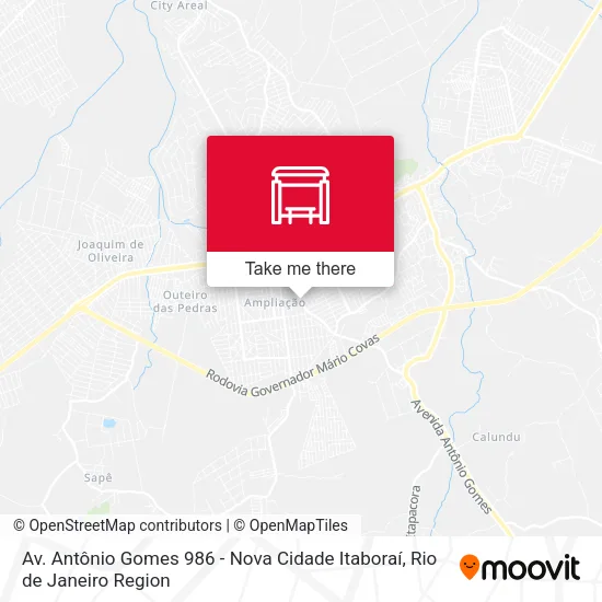 Av. Antônio Gomes 986 - Nova Cidade Itaboraí map