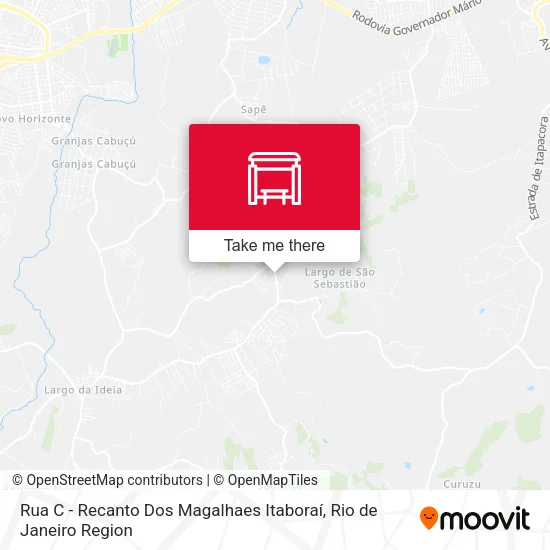 Rua C - Recanto Dos Magalhaes Itaboraí map