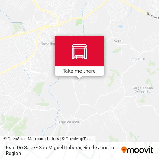 Estr. Do Sapê - São Miguel Itaboraí map