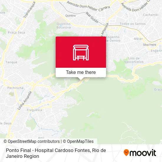 Ponto Final - Hospital Cardoso Fontes map