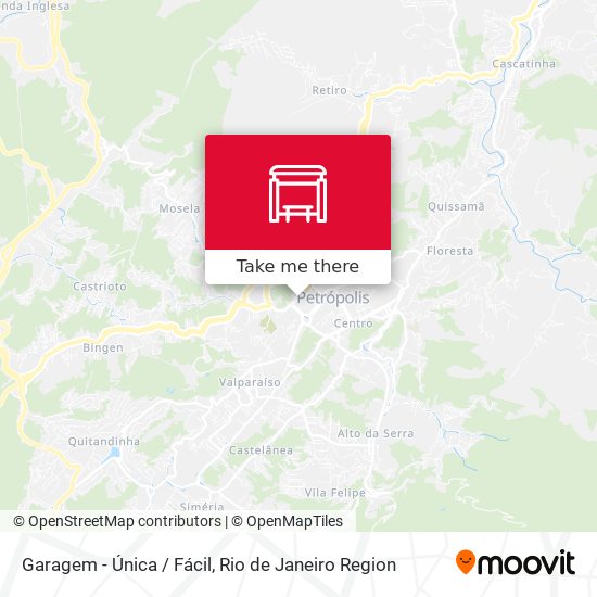 Garagem - Única / Fácil map