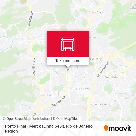 Ponto Final - Merck (Linha 546l) map