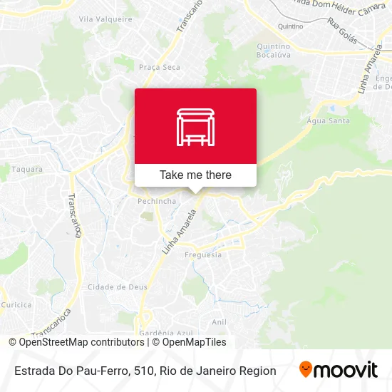 Estrada Do Pau-Ferro, 510 map