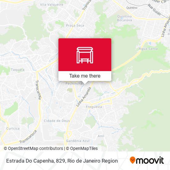 Estrada Do Capenha, 829 map
