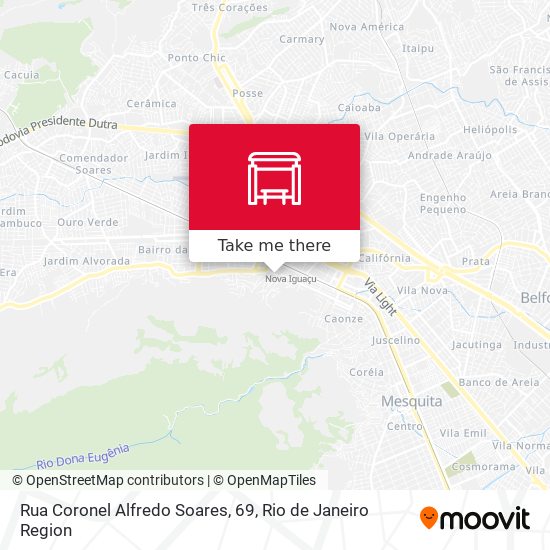 Mapa Rua Coronel Alfredo Soares, 69