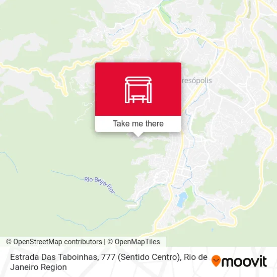 Estrada Das Taboinhas, 777 (Sentido Centro) map