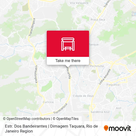 Estr. Dos Bandeirantes | Dimagem Taquara map