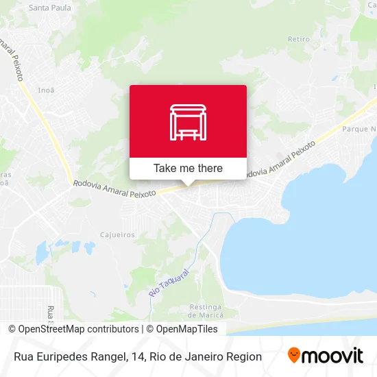 Rua Euripedes Rangel, 14 map