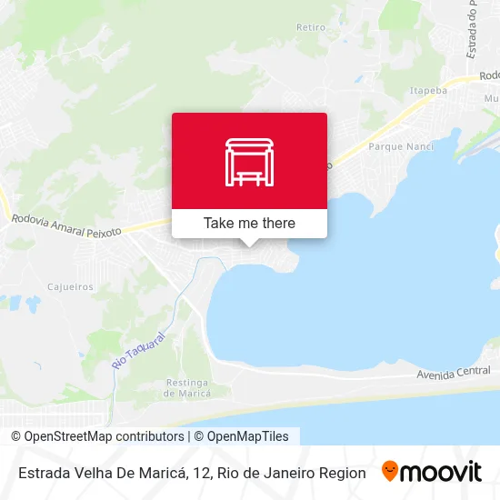 Estrada Velha De Maricá, 12 map