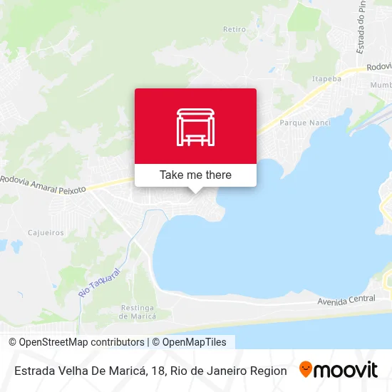 Estrada Velha De Maricá, 18 map