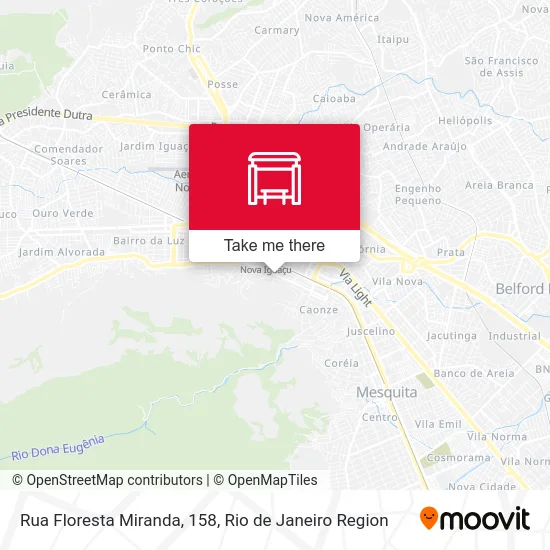 Rua Floresta Miranda, 158 map