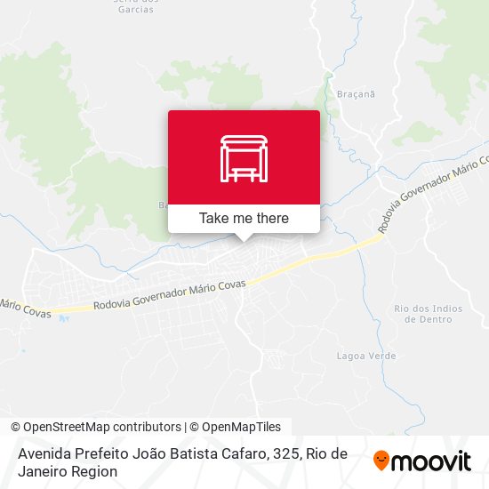 Avenida Prefeito João Batista Cafaro, 325 map