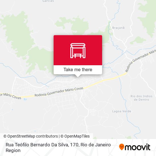 Rua Teófilo Bernardo Da Silva, 170 map