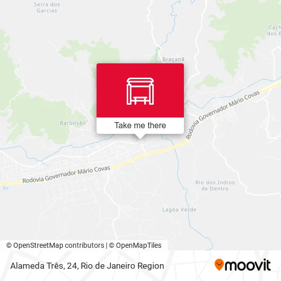 Alameda Três, 24 map